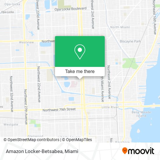 Amazon Locker-Betsabea map