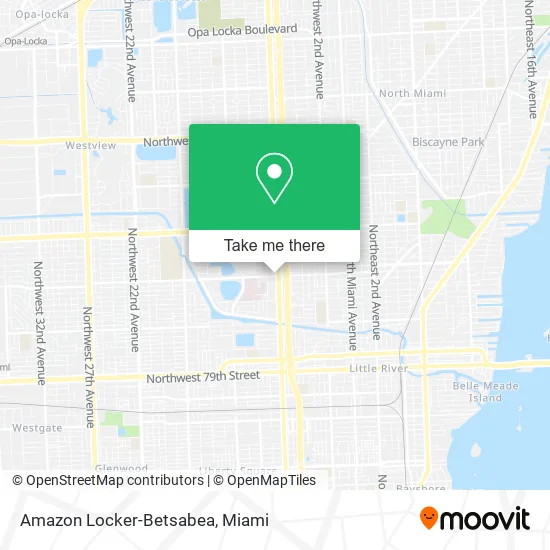 Amazon Locker-Betsabea map