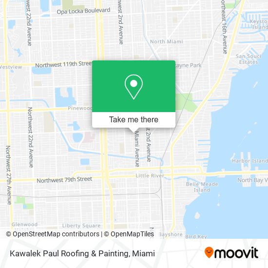 Kawalek Paul Roofing & Painting map