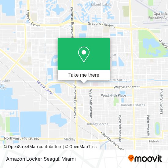 Amazon Locker-Seagul map
