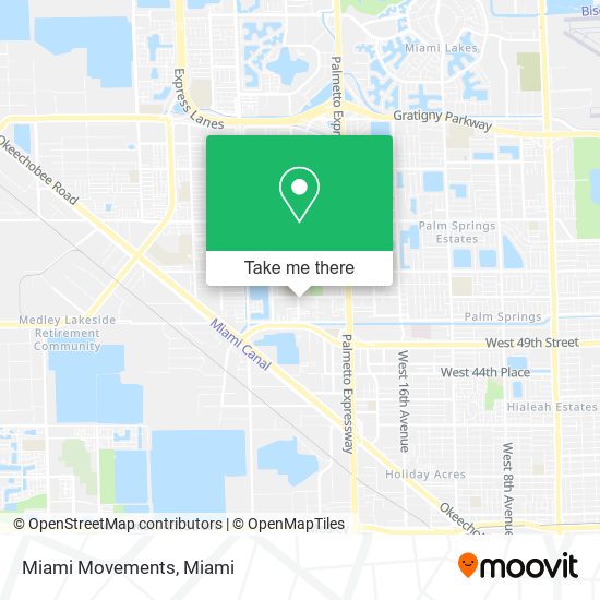 Mapa de Miami Movements