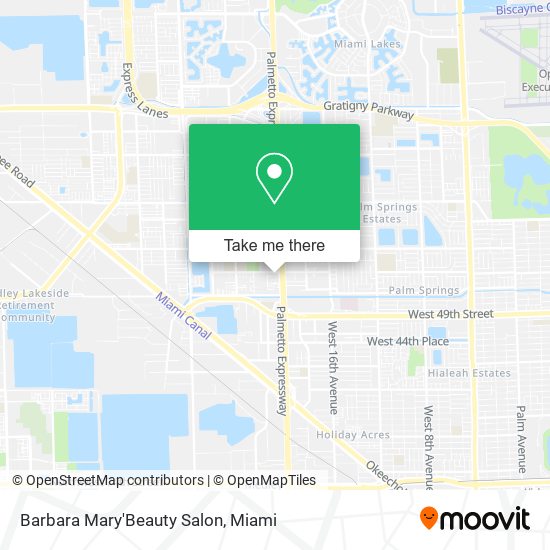 Barbara Mary'Beauty Salon map