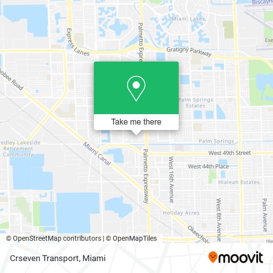 Mapa de Crseven Transport