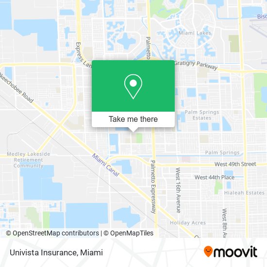 Univista Insurance map