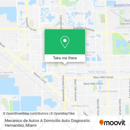 Mapa de Mecanico de Autos A Domicilio Auto Diagnostic Hernandez