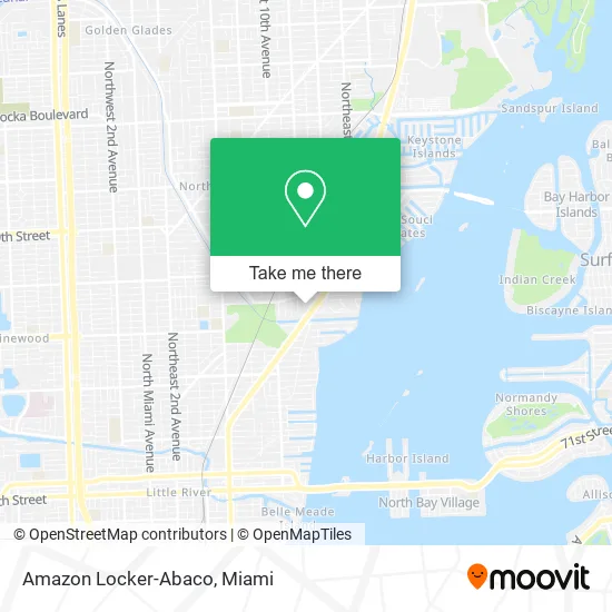 Amazon Locker-Abaco map