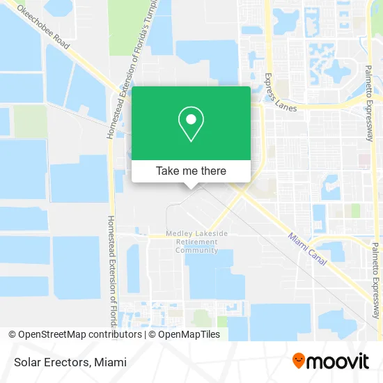 Solar Erectors map