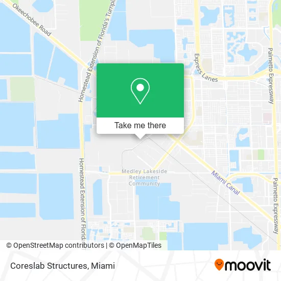 Coreslab Structures map