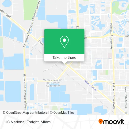 US National Freight map