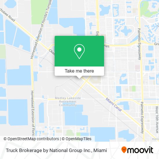 Truck Brokerage by National Group Inc. map