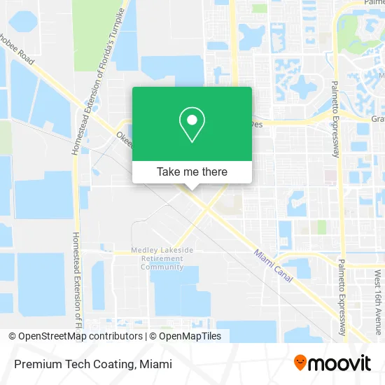 Premium Tech Coating map