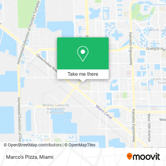Marco's Pizza map