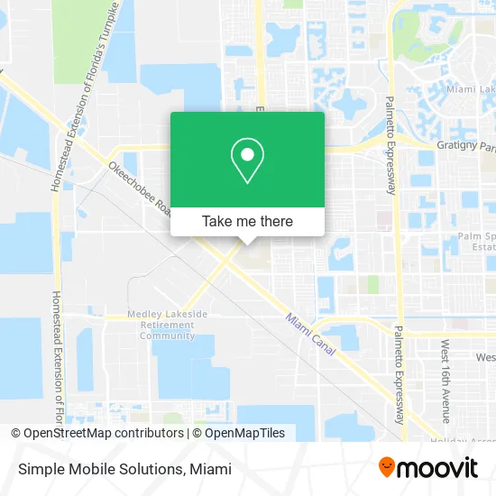 Simple Mobile Solutions map