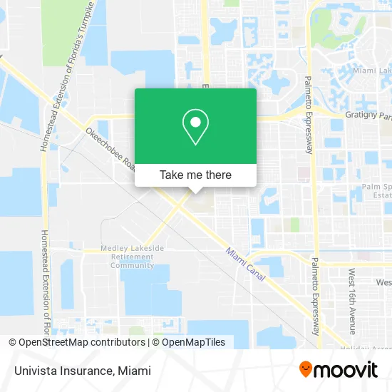 Univista Insurance map