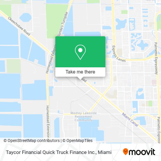 Taycor Financial Quick Truck Finance Inc. map