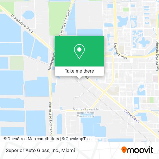 Mapa de Superior Auto Glass, Inc.