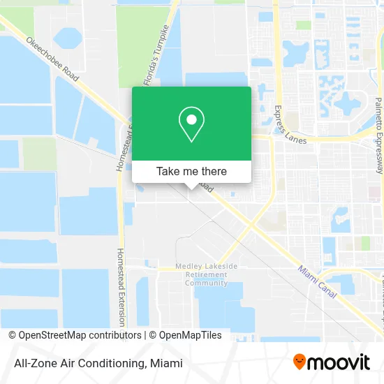All-Zone Air Conditioning map