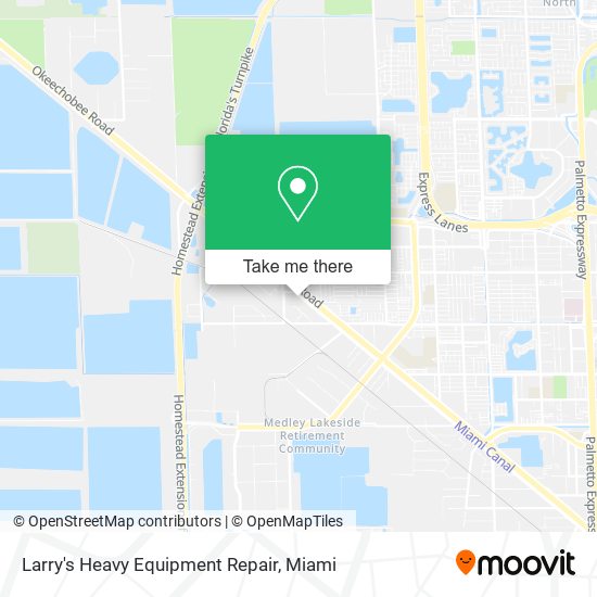 Larry's Heavy Equipment Repair map