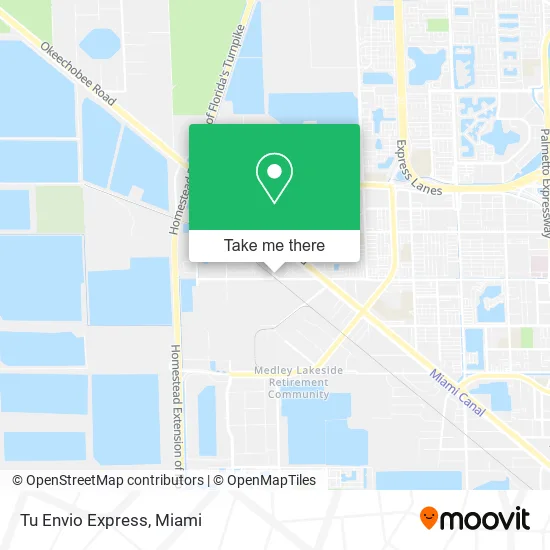 Tu Envio Express map