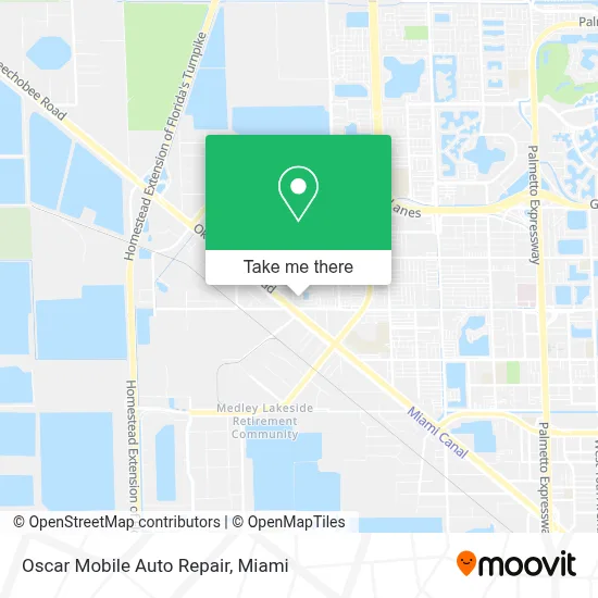 Oscar Mobile Auto Repair map