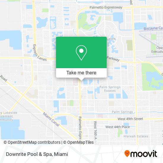Mapa de Downrite Pool & Spa