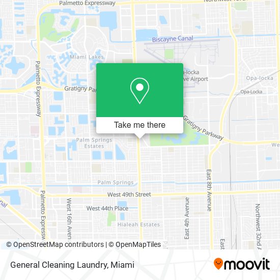 Mapa de General Cleaning Laundry