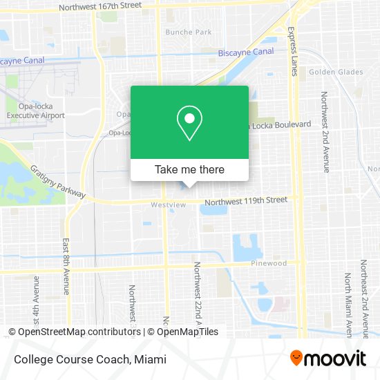 College Course Coach map