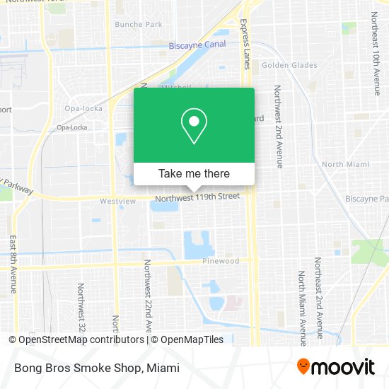 Mapa de Bong Bros Smoke Shop