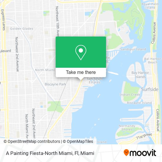 A Painting Fiesta-North Miami, Fl map