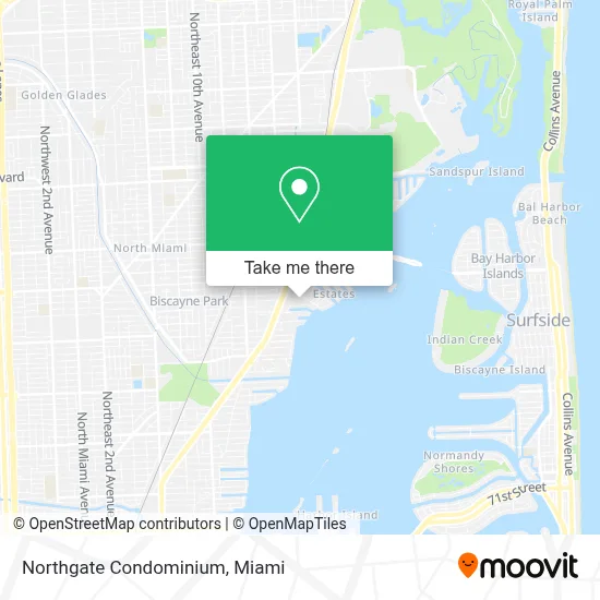 Northgate Condominium map