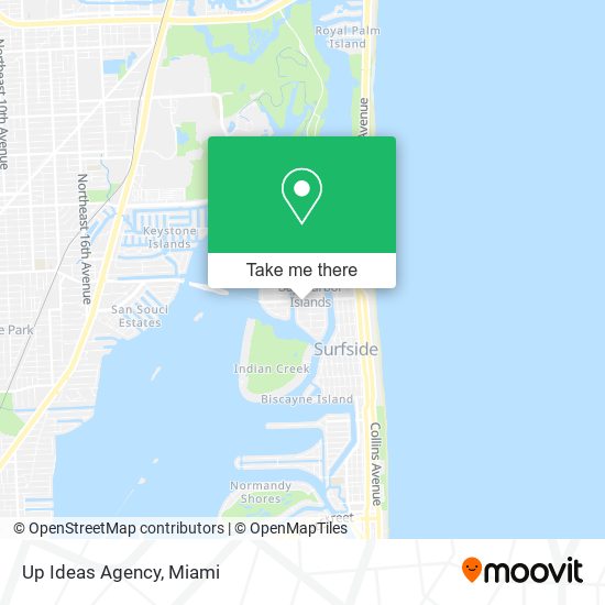 Mapa de Up Ideas Agency