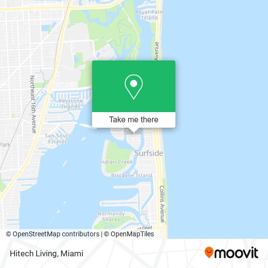 Hitech Living map