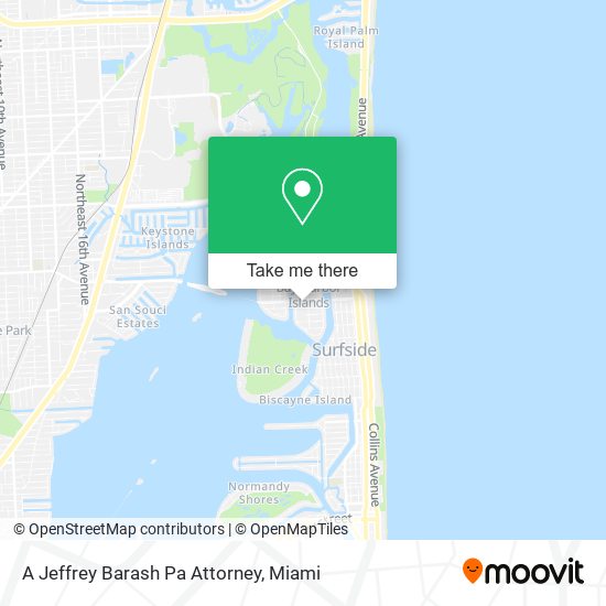 Mapa de A Jeffrey Barash Pa Attorney