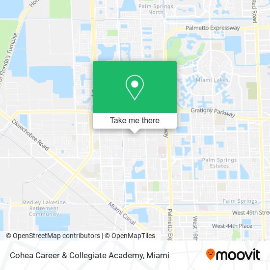 Cohea Career & Collegiate Academy map