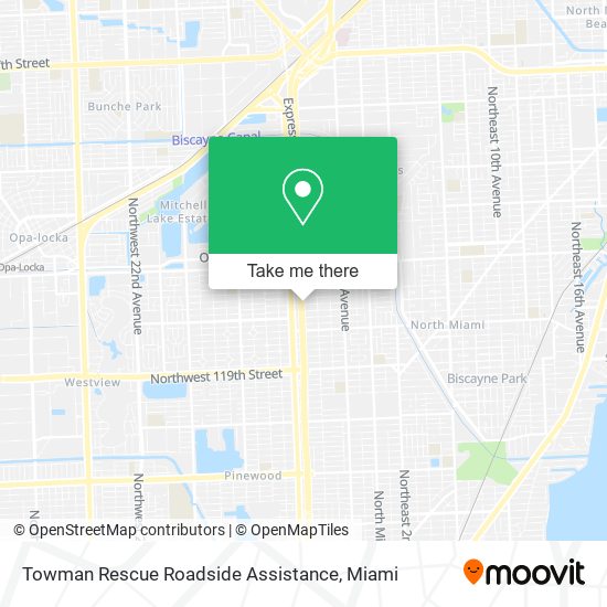 Towman Rescue Roadside Assistance map