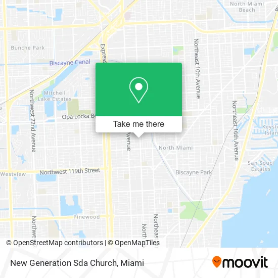 Mapa de New Generation Sda Church