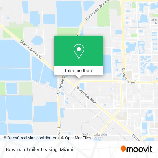 Bowman Trailer Leasing map