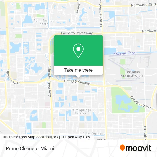 Prime Cleaners map
