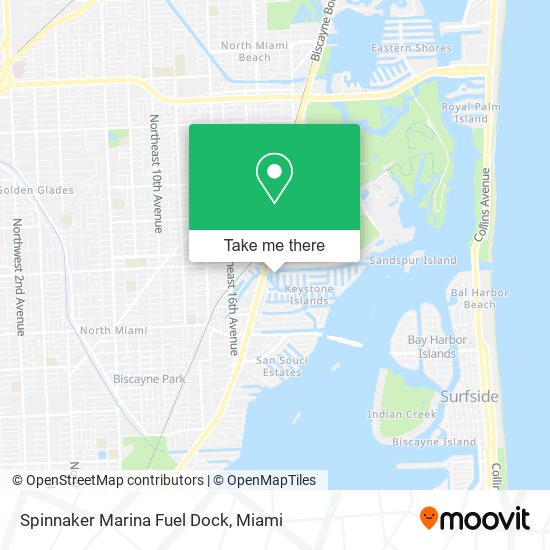 Spinnaker Marina Fuel Dock map