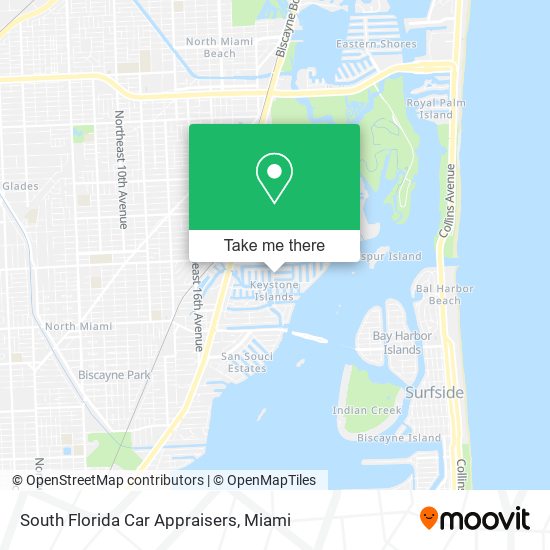 South Florida Car Appraisers map