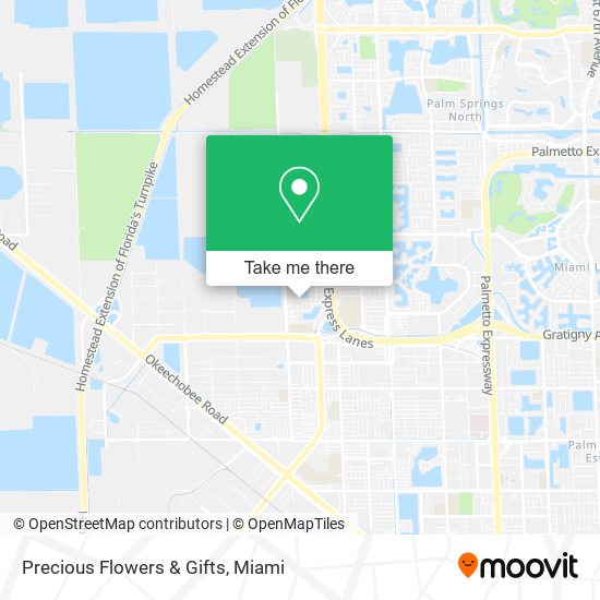 Mapa de Precious Flowers & Gifts