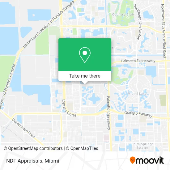 NDF Appraisals map