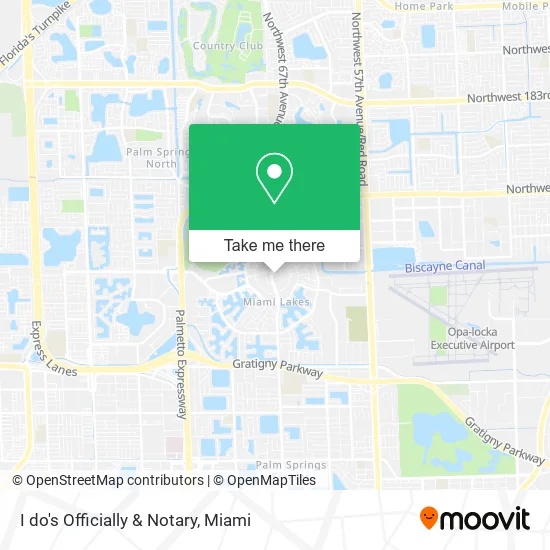 I do's Officially & Notary map