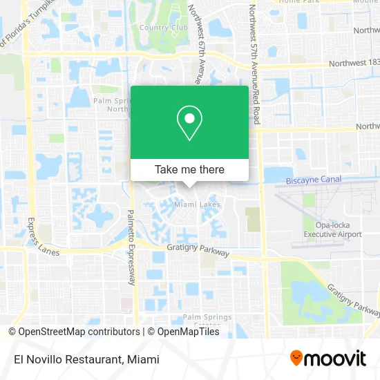 El Novillo Restaurant map