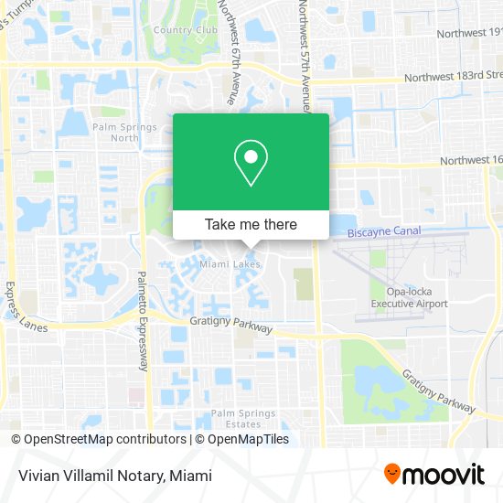 Vivian Villamil Notary map