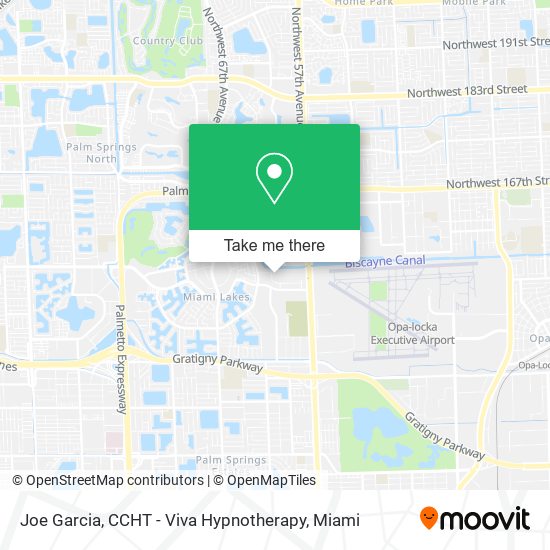 Joe Garcia, CCHT - Viva Hypnotherapy map
