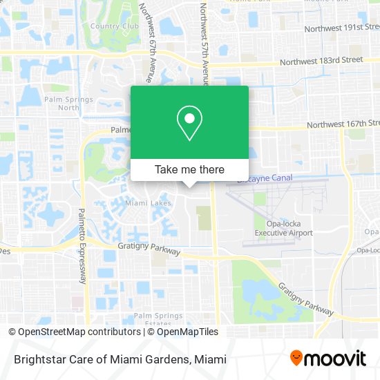 Brightstar Care of Miami Gardens map