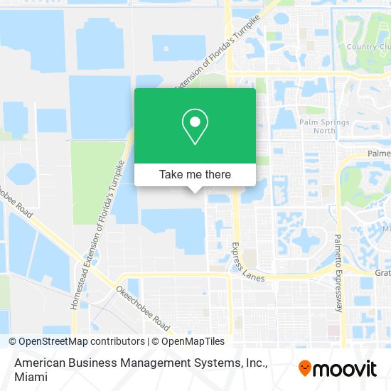 Mapa de American Business Management Systems, Inc.