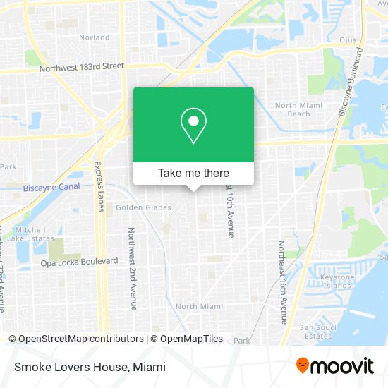 Mapa de Smoke Lovers House