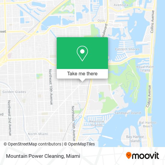 Mountain Power Cleaning map